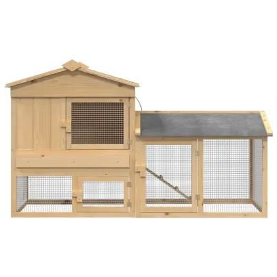 Căsuță pentru Pui Maro 150x60x89 cm - Lemn Masiv