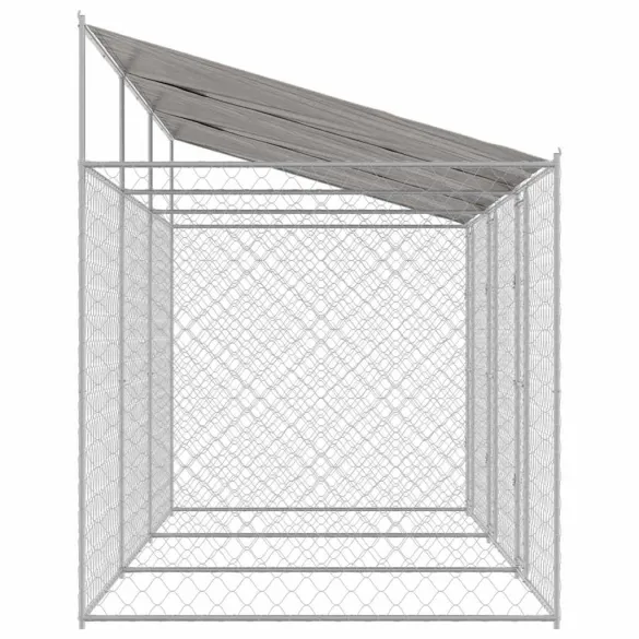 Cușcă Câini Exterior 6x2m Oțel Galvanizat | Livrare Gratuită
