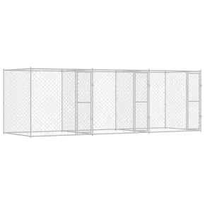 Cușcă Câine Exterior 600x200x200 cm Oțel Galvanizat 2