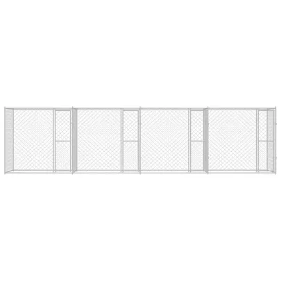 Cușcă Câine Exterior 800x200x200 cm Oțel Galvanizat
