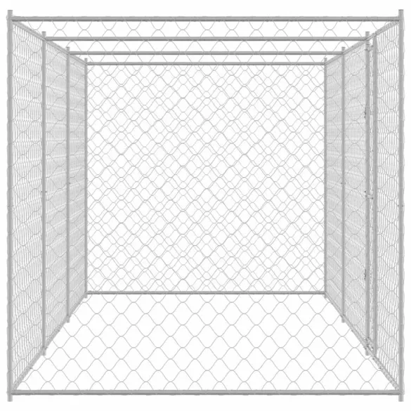 Cușcă Câini Mare Exterior Oțel Galvanizat | Livrare Gratuită