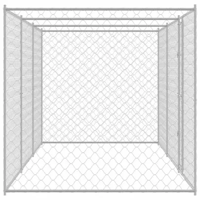 Cușcă Câini Mare Exterior Oțel Galvanizat | Livrare Gratuită