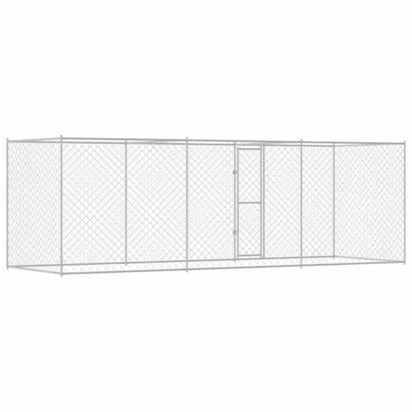 Cușcă Câini Mare Exterior Oțel Galvanizat | Livrare Gratuită