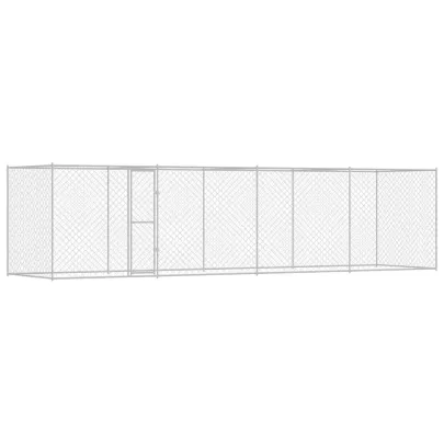 Cușcă Câini Mare Oțel Galvanizat pentru Exterior