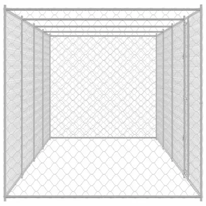 Cușcă Câini Mare Oțel Galvanizat pentru Exterior