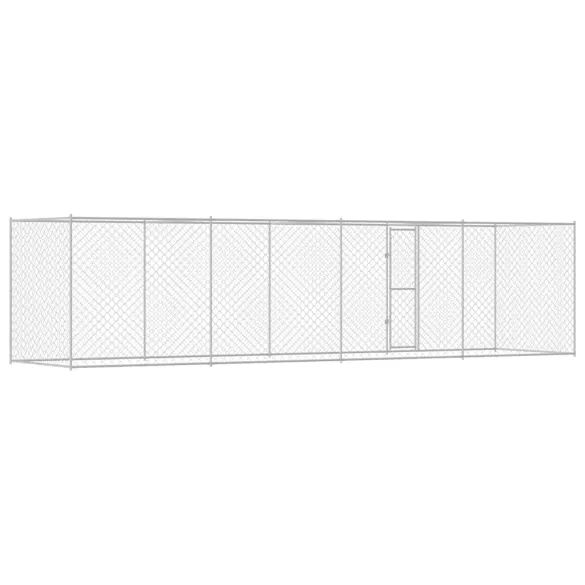 Cușcă Câini Mare Oțel Galvanizat pentru Exterior