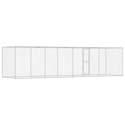 Cușcă Câini Mare Oțel Galvanizat pentru Exterior