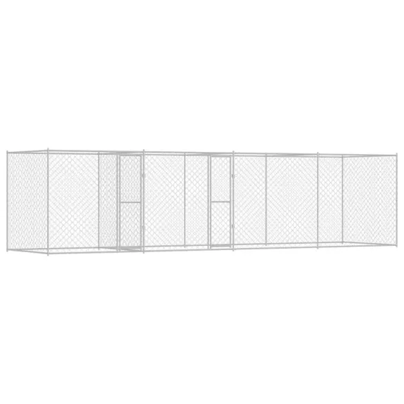 Cușcă Câini Mare Oțel Galvanizat 800x200x200 cm