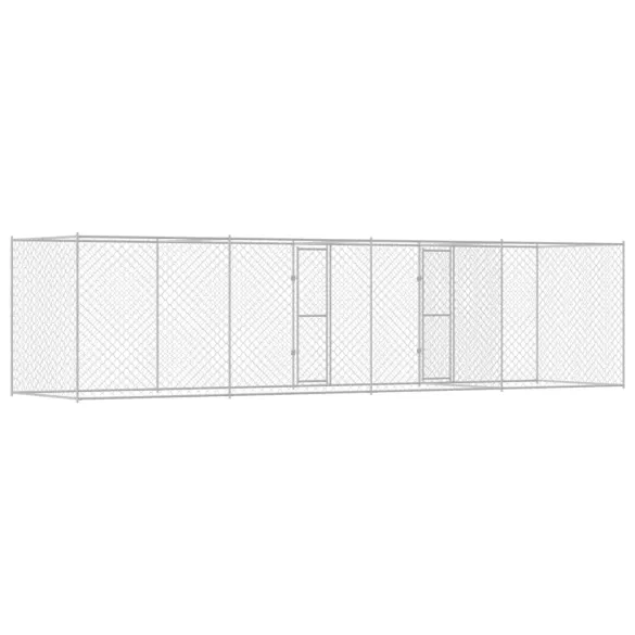 Cușcă Câini Mare Oțel Galvanizat 800x200x200 cm