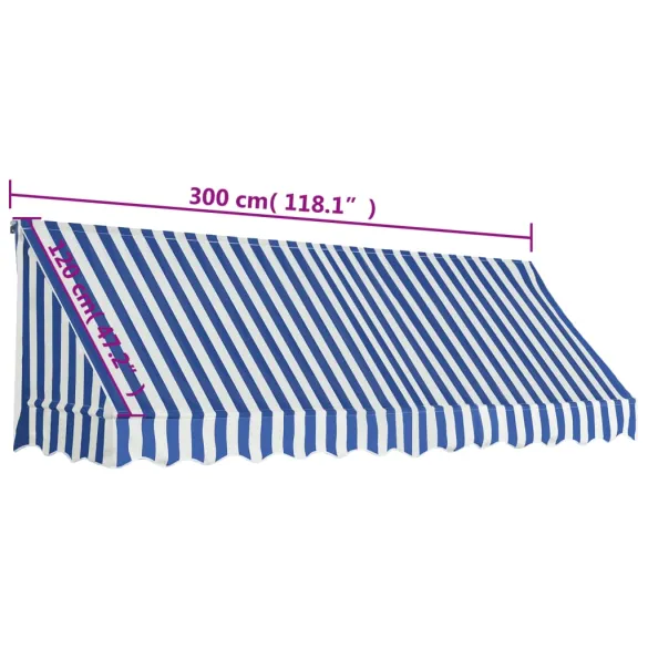 Copertină Bistro UV Impermeabilă 300x120 cm | Livrare Gratuită