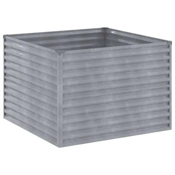 Strat Grădină Înălțat Oțel Corten 100x100 cm | Livrare Gratuită