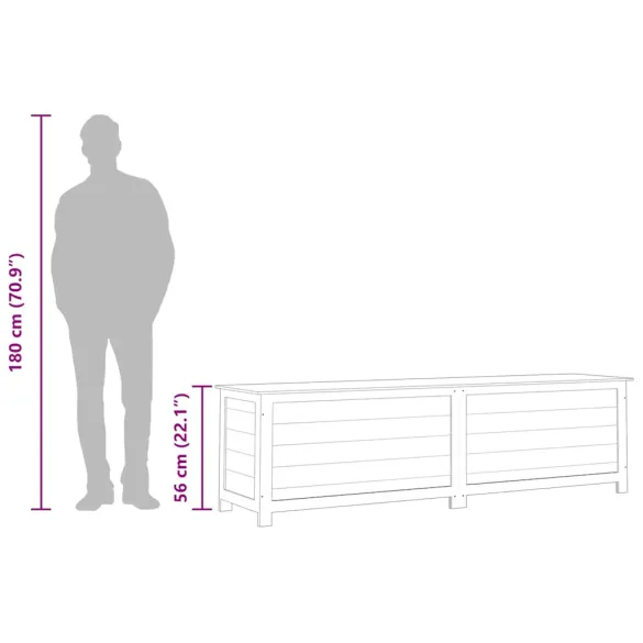 Cutie Perne Exterior Lemn Masiv Brad - Livrare Gratuita