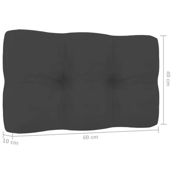 Bancă Grădină Colț cu Pernă - Lemn Pin - Livrare Gratuită