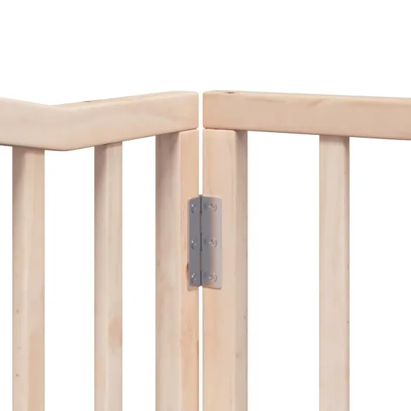 Poartă Câini Pliabilă Lemn - 800 cm cu Ușă | Livrare Gratuită