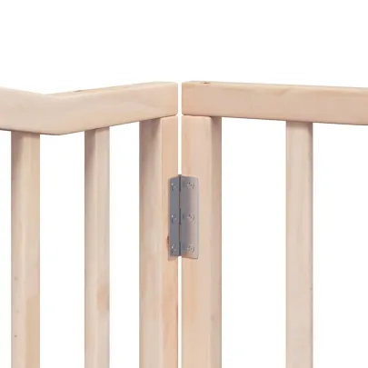 Poartă Câini Pliabilă Lemn - 800 cm cu Ușă | Livrare Gratuită