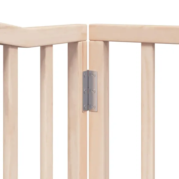 Poartă Câini Pliabilă Lemn Plop - 12 Panouri - 960 cm