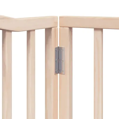 Poartă Câini Pliabilă Lemn Plop - 12 Panouri - 960 cm