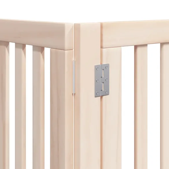 Poartă Pliabilă Câini - Lemn Plop - 750 cm - Livrare Gratuită