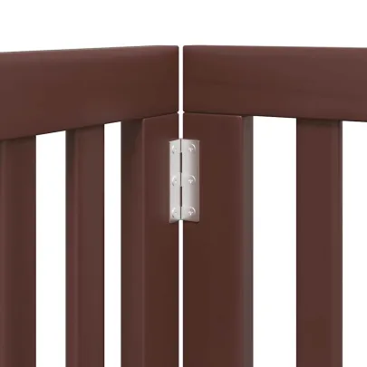 Poartă Câini Pliabilă Lemn Plop 600 cm - Livrare Gratuită