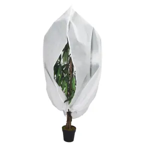 Huse Protecție Plante cu Fermoar - 10 bucăți Alb 2