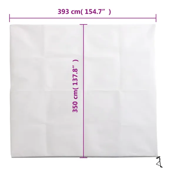 Huse Protecție Plante cu Fermoar - 10 bucăți 3,93x3,5 m