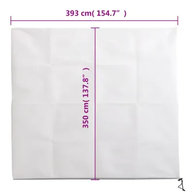 Huse Protecție Plante cu Fermoar - 10 bucăți 3,93x3,5 m