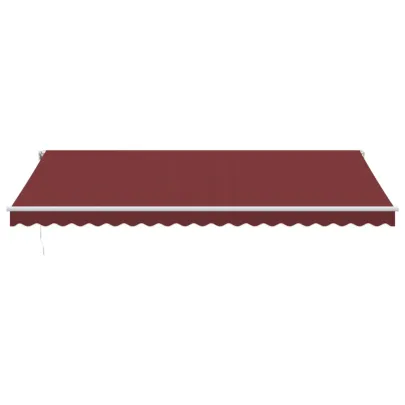 Copertină Automată cu LED și Senzor Vânt - Vișiniu