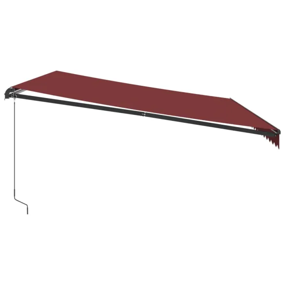 Copertină Retractabilă Manual Vișiniu 500x350 cm | Livrare Gratuită