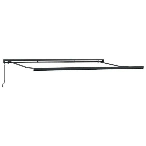 Copertină Retractabilă Manual Vișiniu 500x300 cm