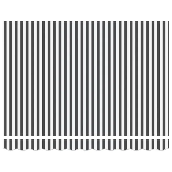 Copertină Retractabilă Automată cu LED - Antracit/Alb