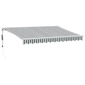 Copertină Retractabilă Automată cu LED | Senzor Vânt | 350x250 cm 2