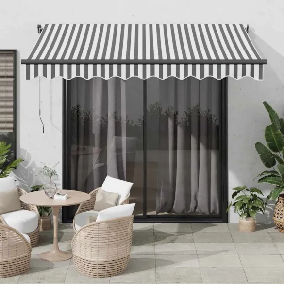Copertină Retractabilă Manual cu LED - 300x250 cm