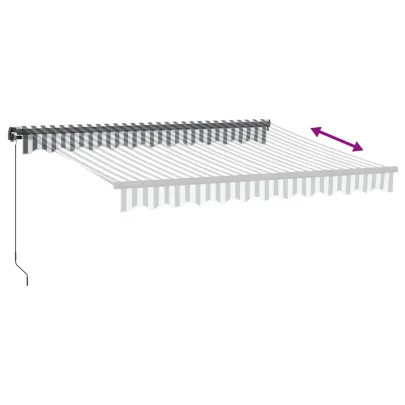 Copertină Retractabilă Manual cu LED - 300x250 cm