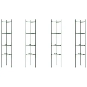 Suport Roșii Reglabil - 4 bucăți - Oțel și PP 2