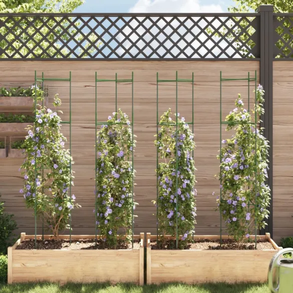 Suport Roșii Reglabil - 4 bucăți - Oțel și PP