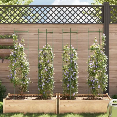 Suport Roșii Reglabil - 4 bucăți - Oțel și PP