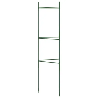 Suport Tomate Reglabil - 8 bucăți - 116 cm - Oțel și PP