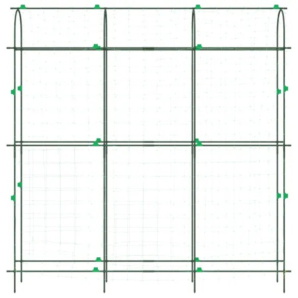 Spaliere Grădină Oțel cu Cadru U - 2 bucăți | Livrare Gratuită