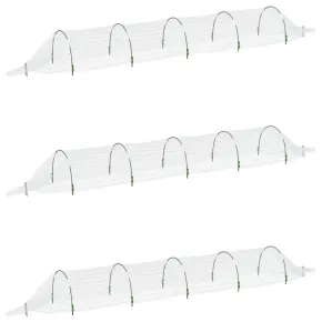 Tuneluri Plasă pentru Plante - 3 Bucăți - 1,5x5m - Fibră de Sticlă 2