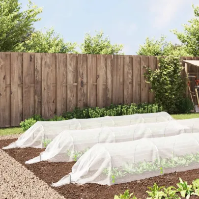 Tuneluri Plasă pentru Plante - 3 Bucăți - 1,5x5m - Fibră de Sticlă