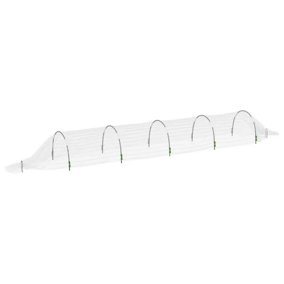 Tuneluri Plasă pentru Plante - 3 Bucăți - 1,5x5m - Fibră de Sticlă Tuneluri Plasă pentru Plante - 3 Bucăți - 1,5x5m - Fibră de Sticlă