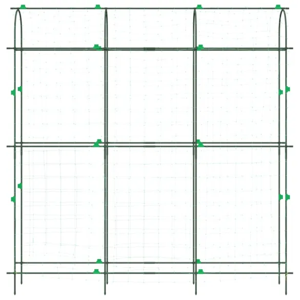 Spaliere Grădină Oțel cu Cadru U - Set 3 bucăți