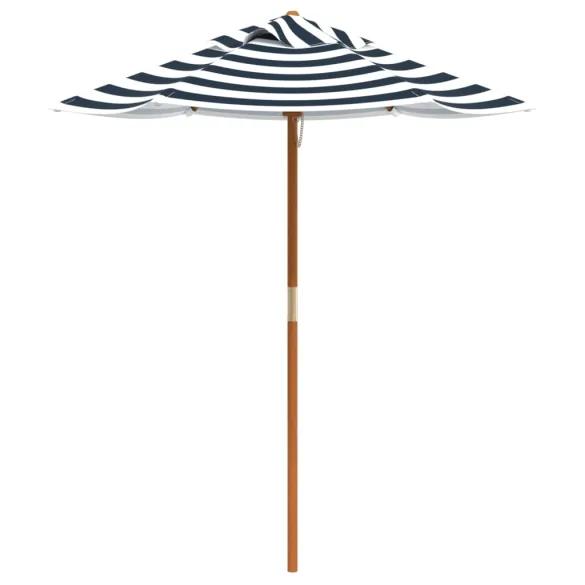 Masă de picnic copii cu umbrelă - Lemn masiv brad