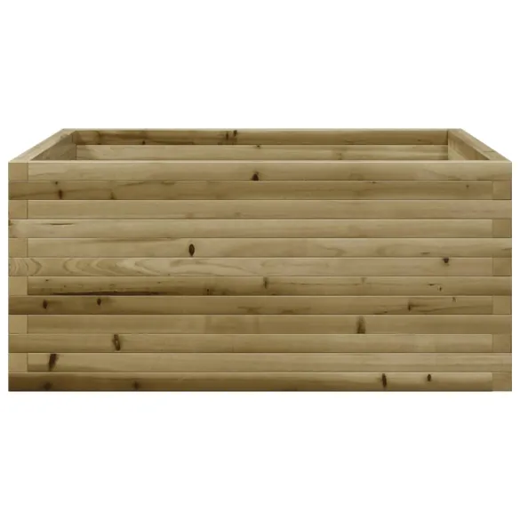 Jardinieră Grădină Lemn Pin Impregnat 100x100x46 cm
