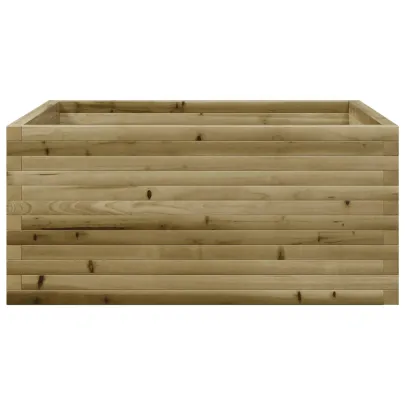 Jardinieră Grădină Lemn Pin Impregnat 100x100x46 cm