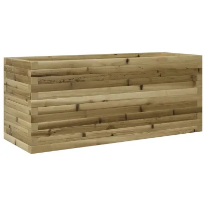 Jardinieră Grădină Lemn Pin Impregnat - 110x40x46 cm