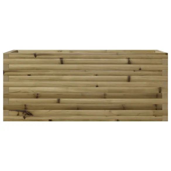 Jardinieră Grădină Lemn Pin Impregnat - 110x40x46 cm