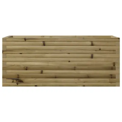 Jardinieră Grădină Lemn Pin Impregnat - 110x40x46 cm