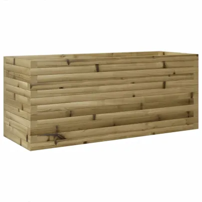 Jardinieră Grădină Lemn Pin Impregnat - 110x40x46 cm