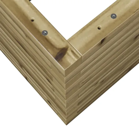 Jardinieră Grădină Lemn Pin Impregnat - 110x40x46 cm